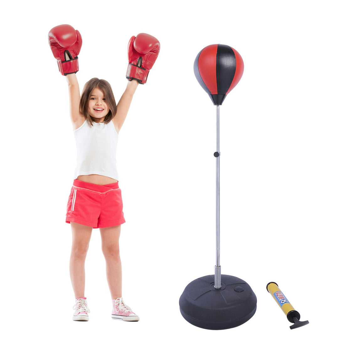 Adjustable Height Punching Ball Set for Kids