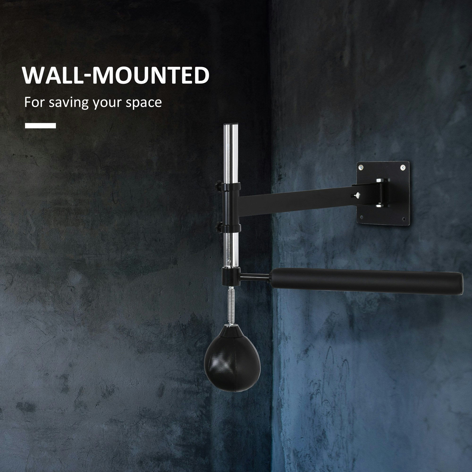 Adjustable Wall-Mounted Speed Bag Platform for Boxing Training